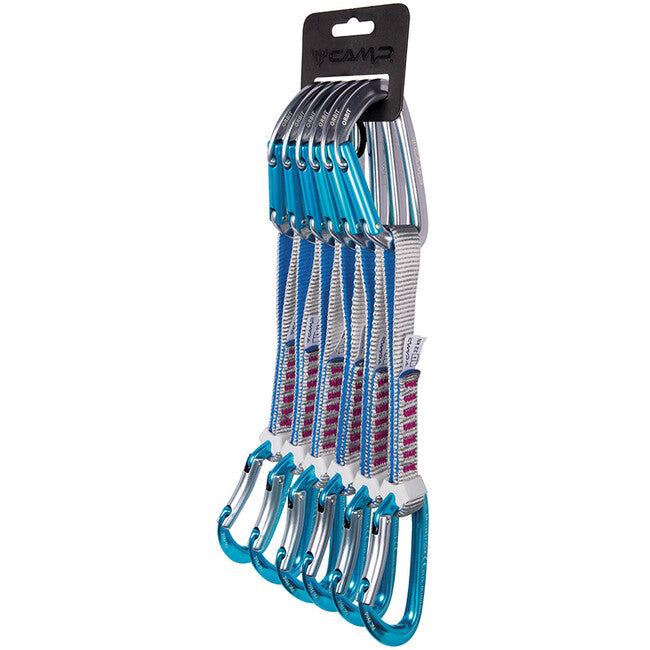 CAMP Orbit Express KS комплект разширени експреси 6 Pack 18 см дамски, сив / син / фуксия