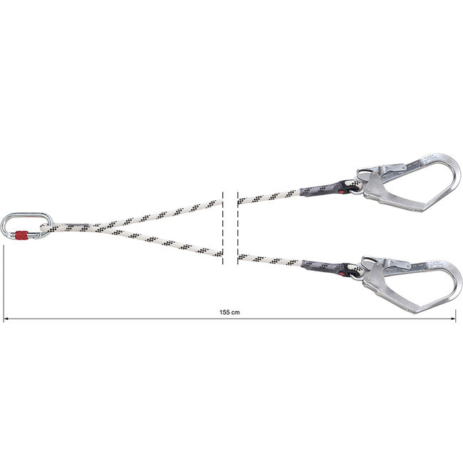 CAMP Rope Lanyard Double улавящ падането 155 см