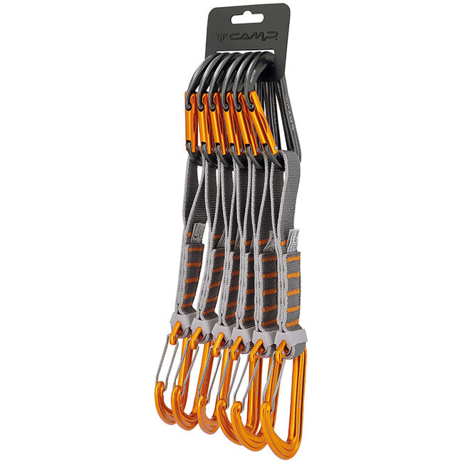 CAMP Photon Mixed Express KS комплект професионални смесени експрески с карабини 6 Pack 18 см