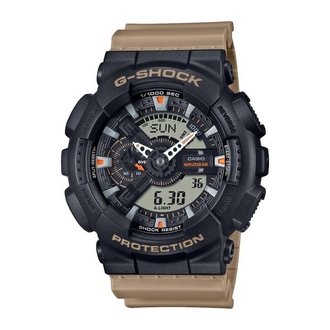 Casio G-Shock GA-110TU-1A5ER часовник, черен/кафяв