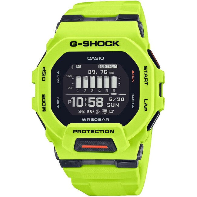 Casio G-Shock GBD-200-9ER часовник, черен/жълт