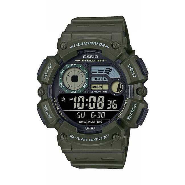 Casio WS-1500H-3BVEF часовник, зелен