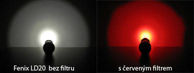 Fenix AOF-S филтър за батерии, червен