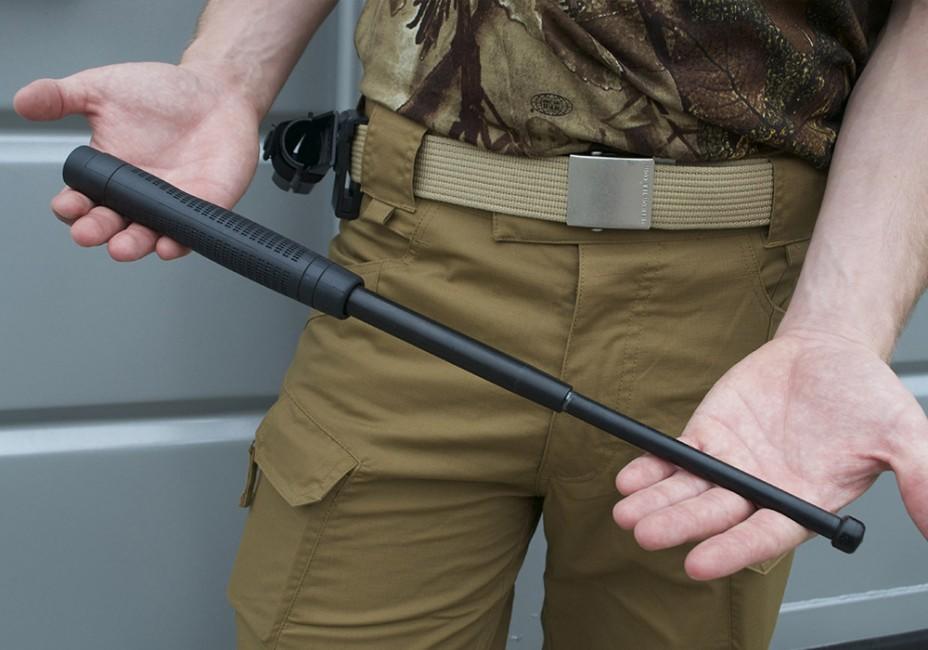 ESP Baton 18" 45cm, Hardened, Black, Ergonomic Handle