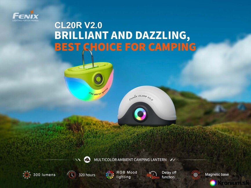 Fenix CL20R V2.0 фенер, зелен