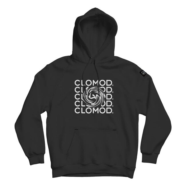 CloMod Twirl суитшърт с качулка, черна