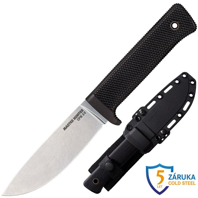 Cold Steel Master Hunter нож с твърда острие 3V, Stonewashed