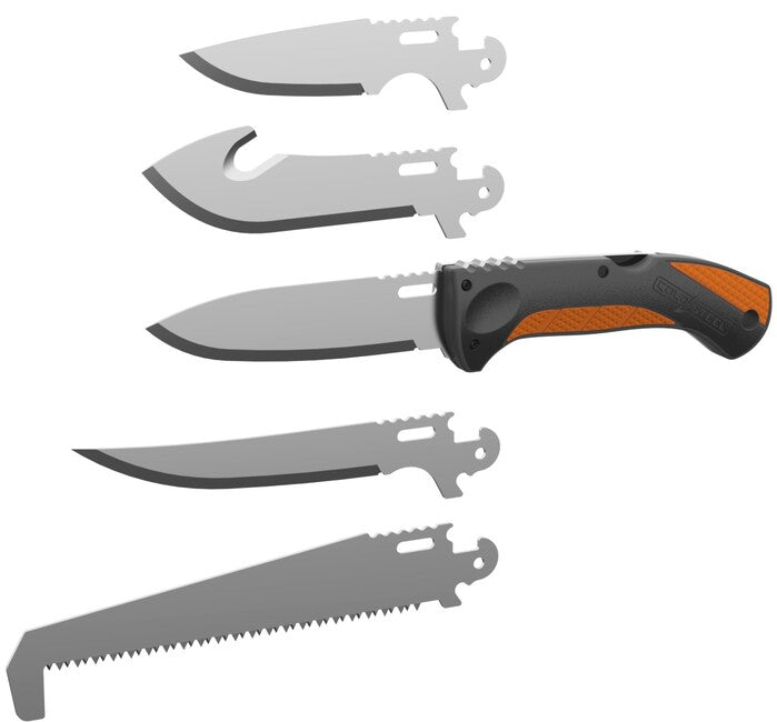 Cold Steel CLICK N CUT HUNTING FIELD KIT нож с твърдо острие с калъф