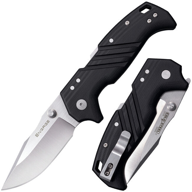 Cold Steel Engage джобен нож S35VN, черно, G-10 дръжка, 3.5"