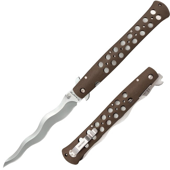 Cold Steel Ti-лайт Kris сгъваем нож 6" Serrated Blade