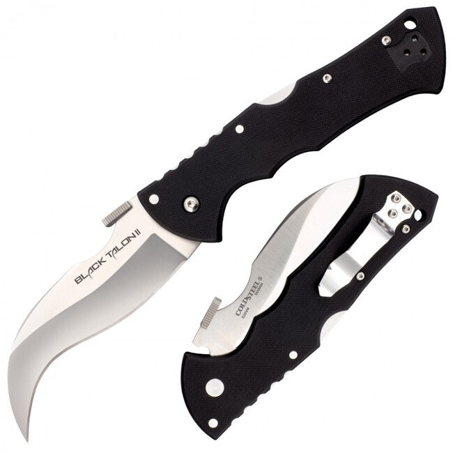 Cold Steel Black Talon 2 джобен нож Plain Edge