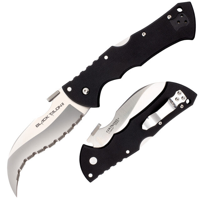 Cold Steel Black Talon 2 джобен нож със зъбчато острие