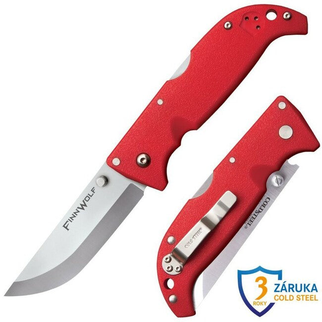 Cold Steel Finn Wolf джобен нож червена дръжка (AUS8A)