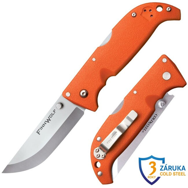 Cold Steel Finn Wolf джобен нож оранжева дръжка (AUS8A)