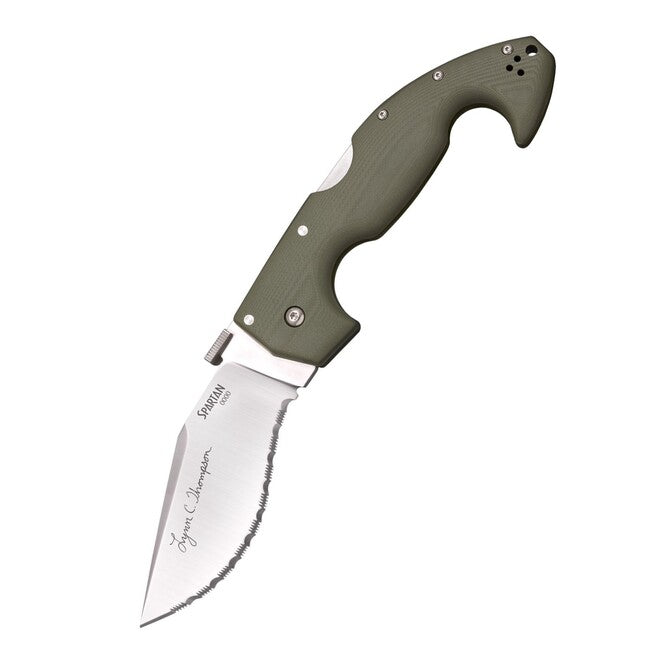 Cold Steel LYNN THOMPSON SIGNATURE SPARTAN джобен нож - SERIAL NUMBERed
