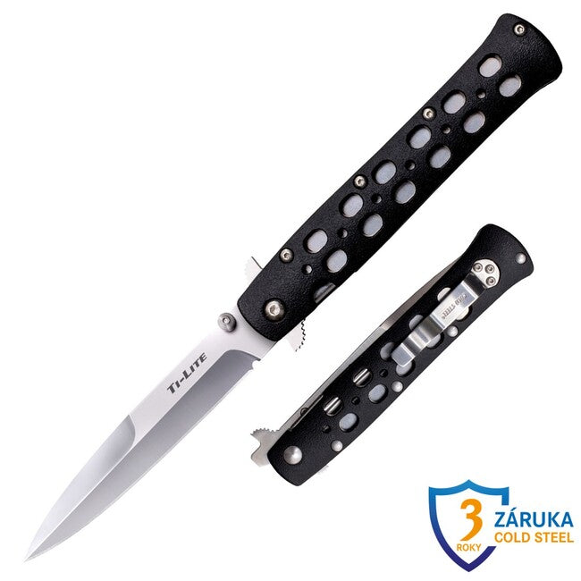 Cold Steel Ti-лайт джобен нож 4" Zy-Ex™ дръжка (AUS8A)
