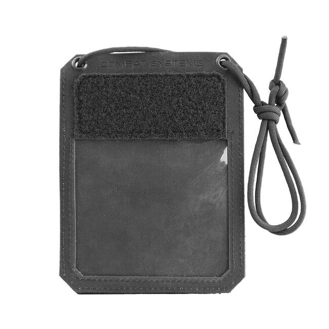 Combat Systems Badge Holder калъф за документи, черен