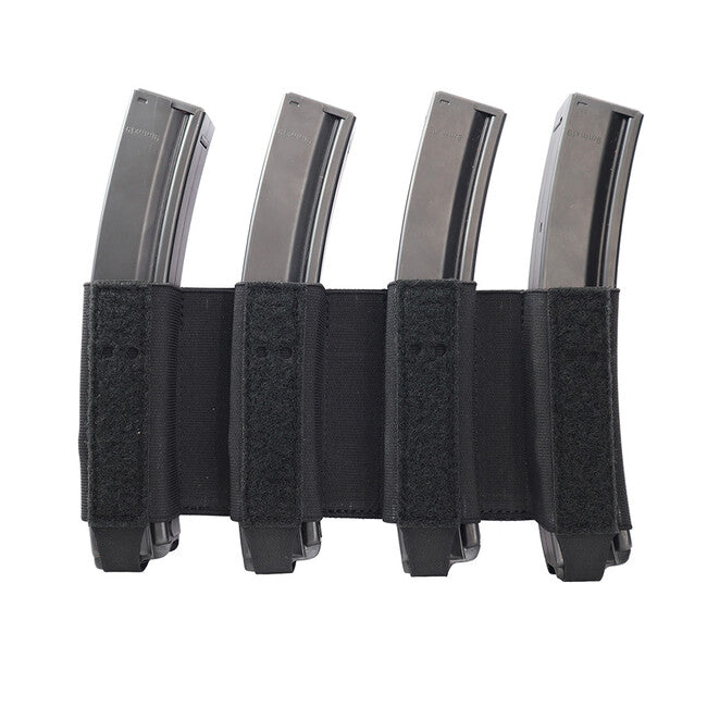 Combat Systems Quad SMG еластичен вкладиш за магазини, черен