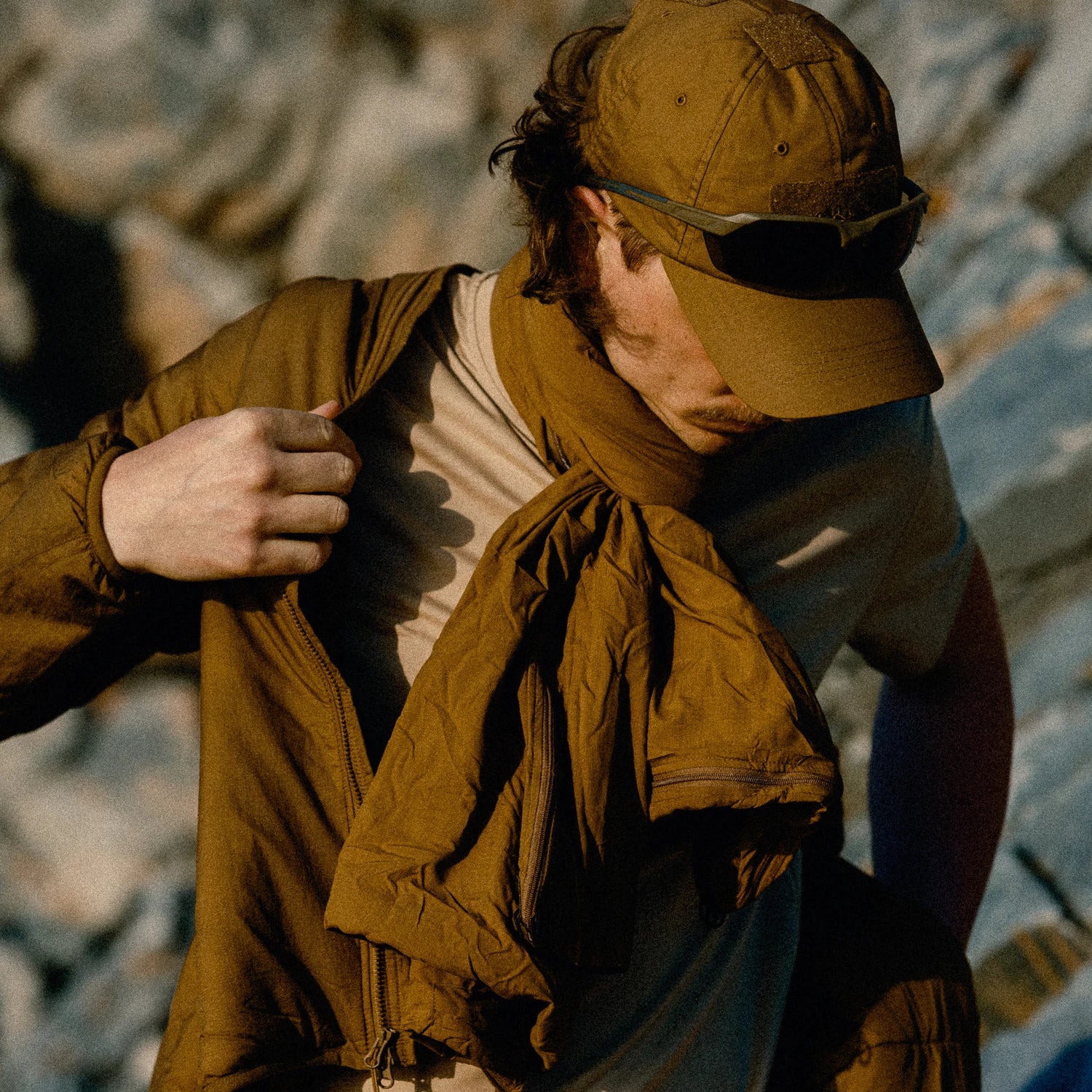 Helikon-Tex PolyCotton Ripstop šiltovka, US Woodland – v použití 1