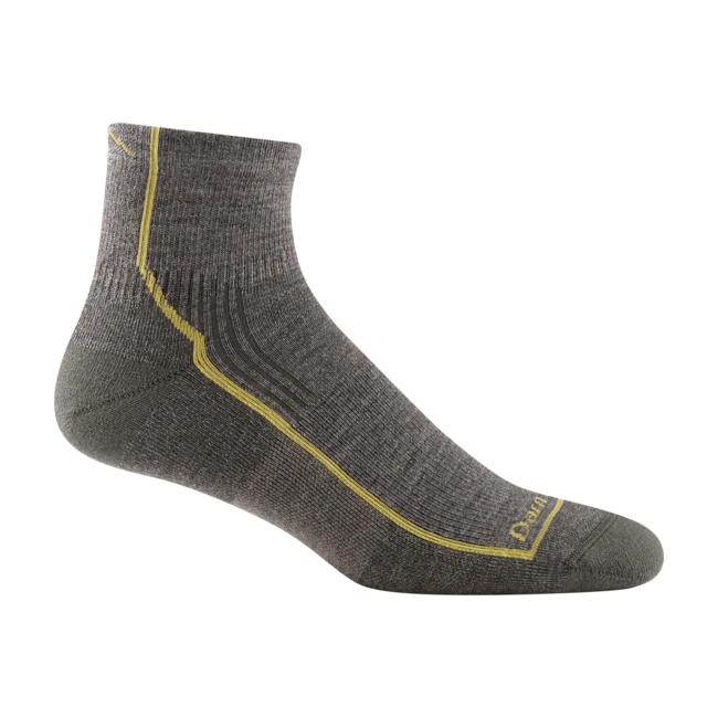Darn Tough Hiker 1/4 Midweight κάλτσες πεζοπορίας με ενίσχυση, Taupe