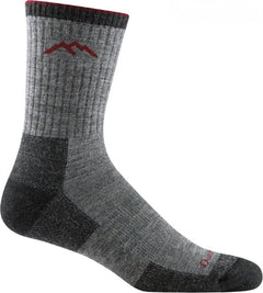 Darn Tough Hiker Micro Crew Midweight туристически чорапи с амортизация, Charcoal