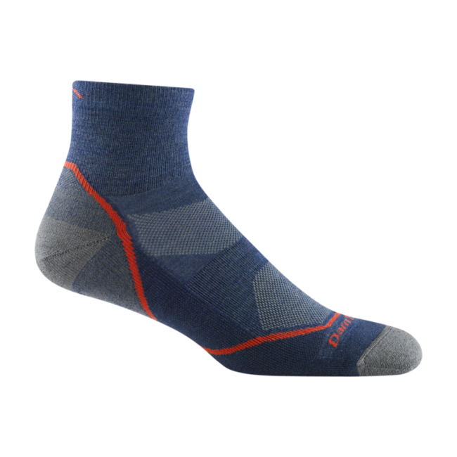 Darn Tough Light Hiker 1/4 чорапи леки с възглавничка, Дънка