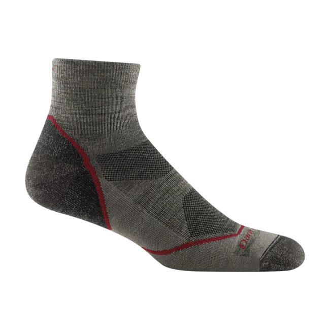 Darn Tough Light Hiker 1/4 чорапи, леки с възглавничка, Taupe