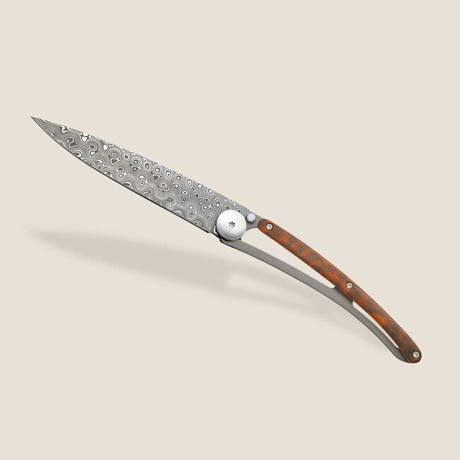 Deejo Exception джобен нож damascus