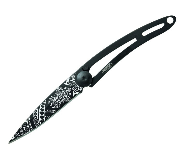 Deejo Tattoo джобен нож голо Polynesian