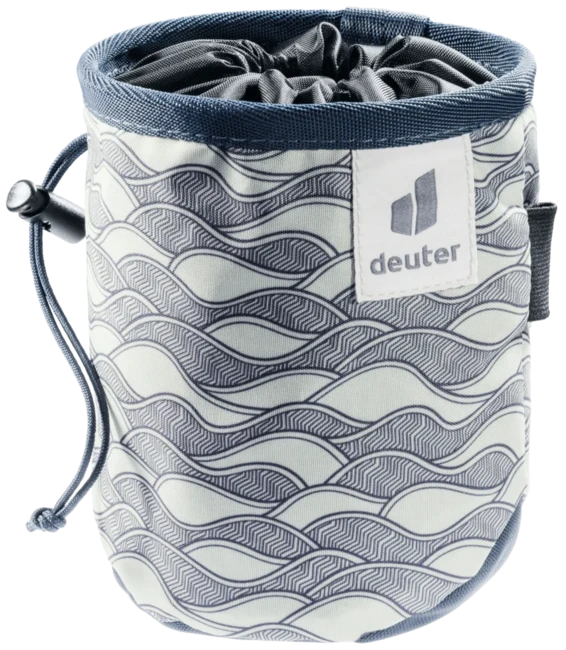 Deuter Gravity Chalk Bag I многофункционална торбичка за магнезий, bone waves-marine