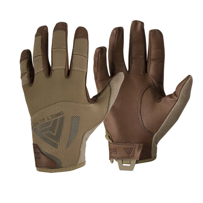 Direct Action® Hard Gloves кожени ръкавици, койот кафяво