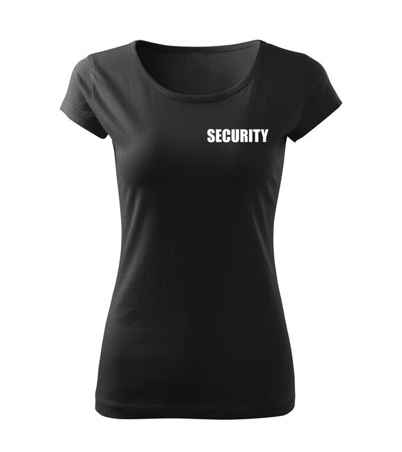 DRAGOWA SECURITY тениска дамска с надпис
