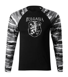 DRAGOWA Fit-T блуза с дълъг ръкав български герб, metro