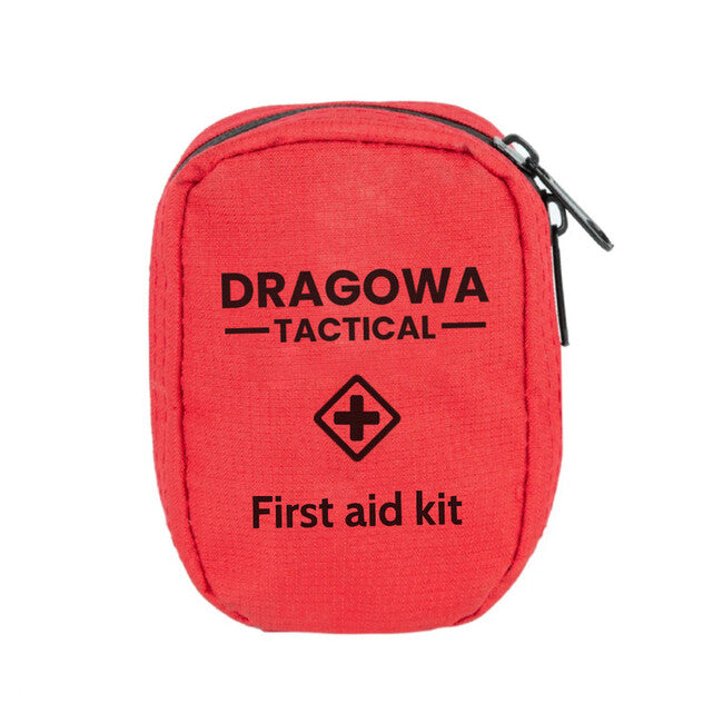 DRAGOWA Tactical Компактна лекарска чанта за първа помощ, червена