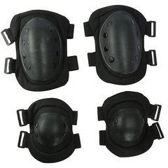 Dragowa Tactical Προστατευτικά Γόνατων και Αγκώνων Τακτικά, Μαύρο