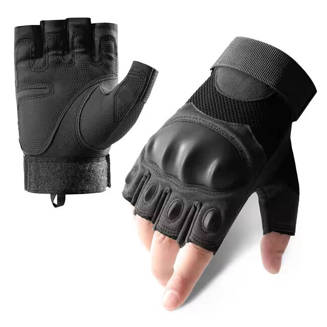 DRAGOWA TACTICAL Alfa къси тактически ръкавици, черни