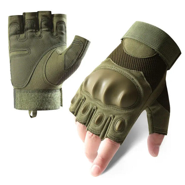 DRAGOWA TACTICAL Alfa кратки тактически ръкавици, зелени