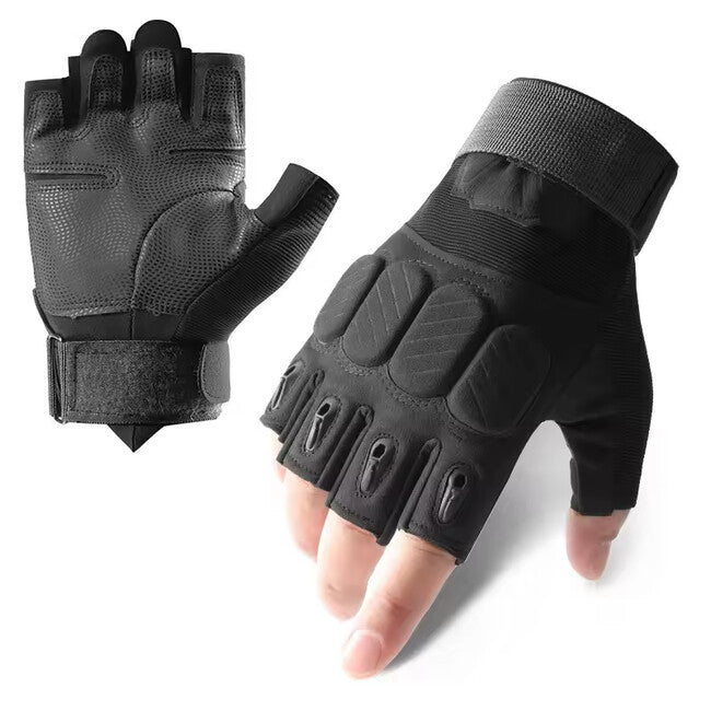 DRAGOWA TACTICAL Storm къси тактически ръкавици, черни