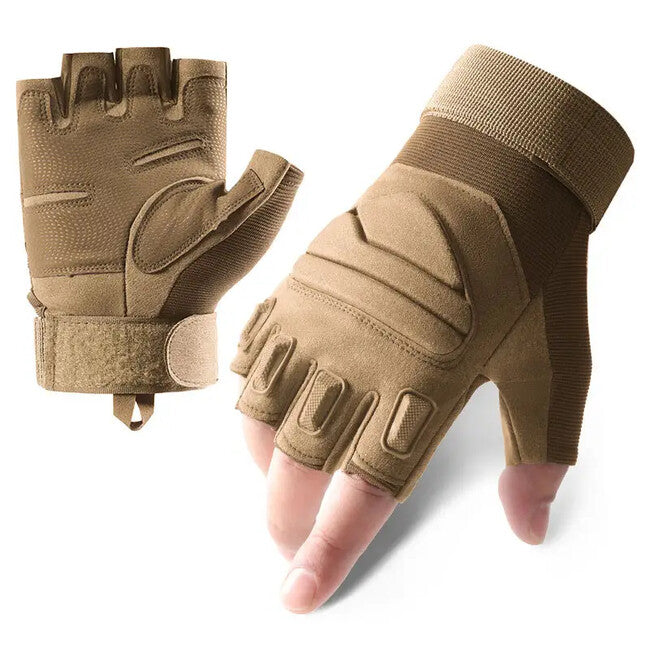 DRAGOWA TACTICAL Yankee къси тактически ръкавици, каки