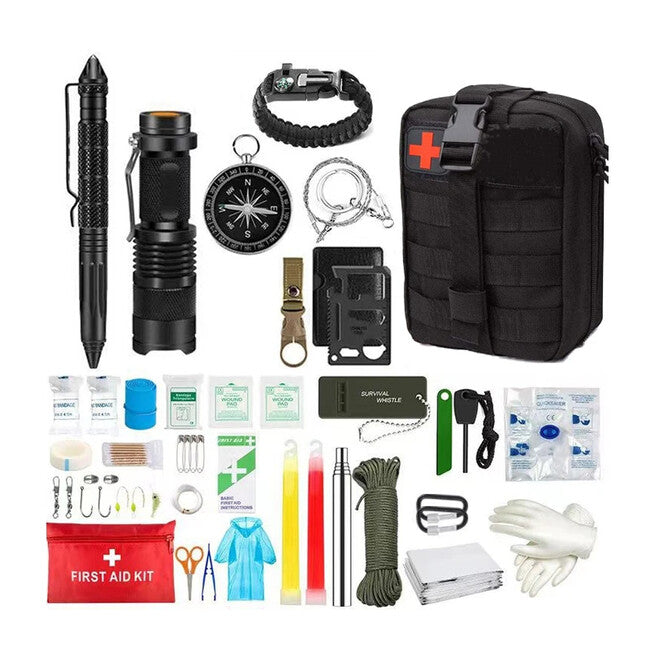 DRAGOWA Fjord тактическа лекарска чанта Tactical, черна