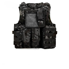 DRAGOWA Γιλέκο Heavy Duty Στρατιωτικό, Multicam Black