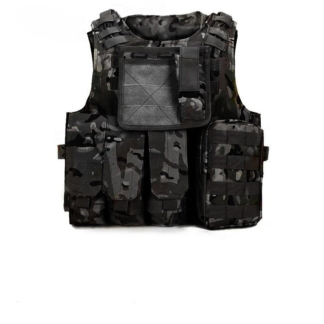DRAGOWA Heavy Duty елек военен, Multicam черно