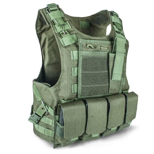 DRAGOWA Heavy Duty елек военен, маслинен
