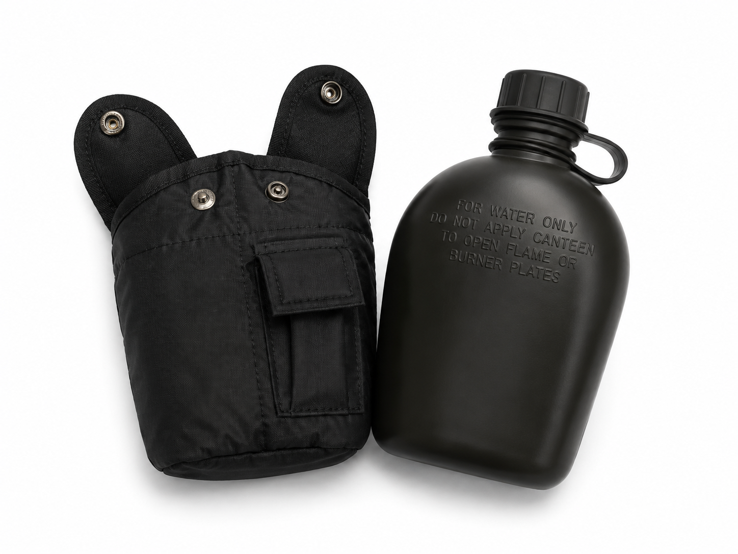Dragowa Tactical τακτικό παγούρι πεδίου 1L, μαύρο