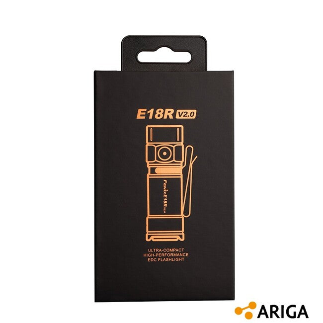 Fenix E18R V2.0 GE Rechargeable Flashlight, Black