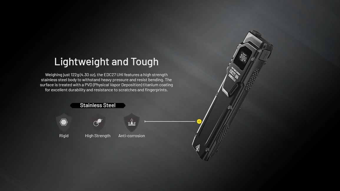Nitecore EDC27 акумулаторна фенерчица UHi