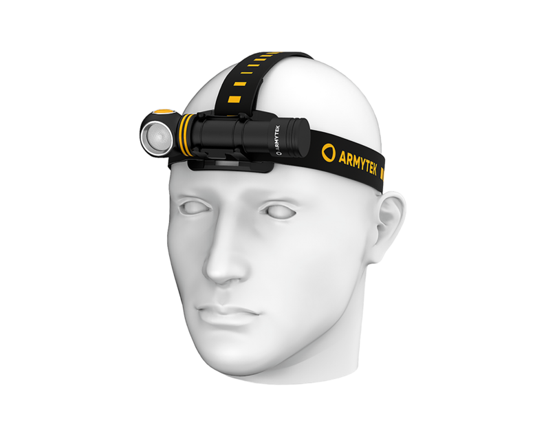 ArmyTek Elf C2 USB-C фенер за глава LED с захранване от акумулатор 1100 lm ръчен фенер, бял