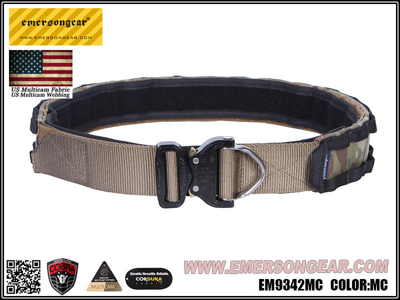 Emersongear Cobra D-Ring боен колан, мултикам, L