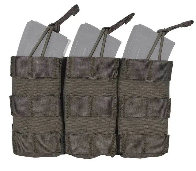 Emersongear тройно модулно отворено калъф за магазини 500D, листажно зелено