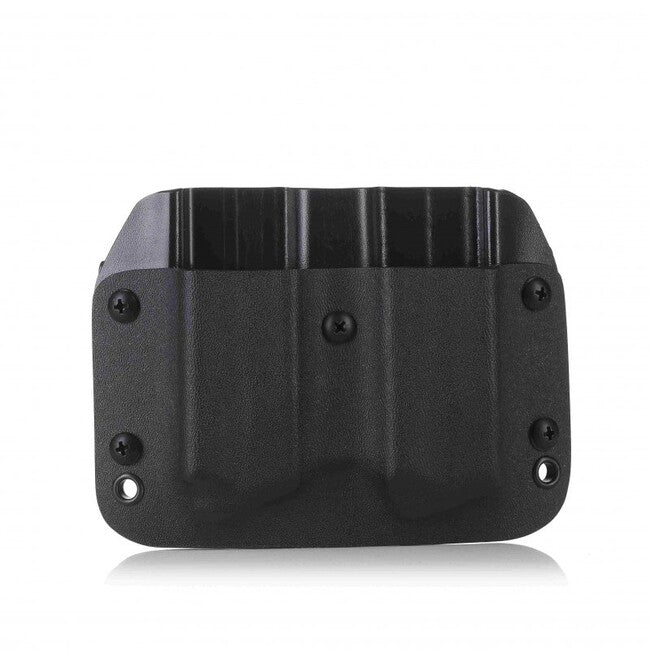 Falco F902 2021 Kydex вертикален калъф за два магазина Glock 19, черен лев